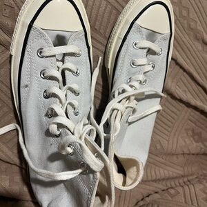 Classic White Canvas Sneakers